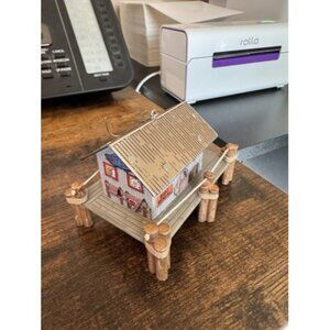 Vintage Hallmark Keepsake Ornament Bait Shop With Boat Town Country 2000 Boxed￼